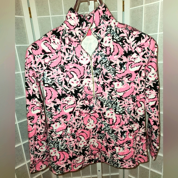 Lilly Pulitzer XS Skipper Popover in Hanging With My Boo Panda print - Picture 2 of 5